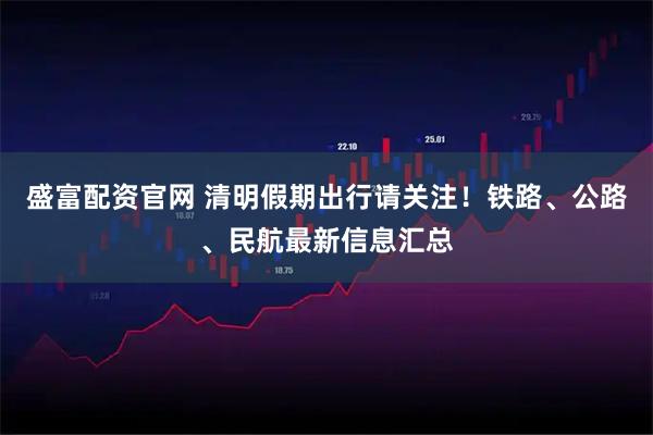 盛富配资官网 清明假期出行请关注！铁路、公路、民航最新信息汇总
