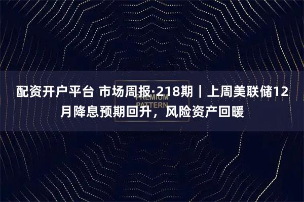 配资开户平台 市场周报·218期｜上周美联储12月降息预期回升，风险资产回暖